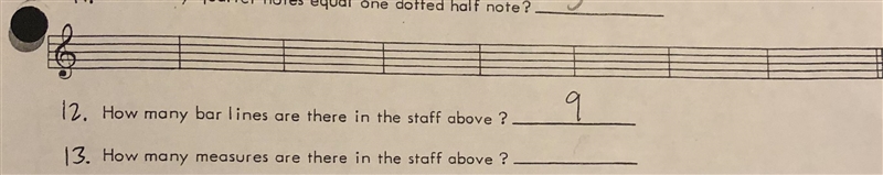 How many measures are there in the staff above?-example-1