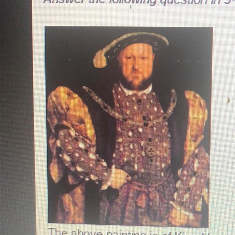 The above painting is of King Henry VIII. Which artist painted this portrait? List-example-1