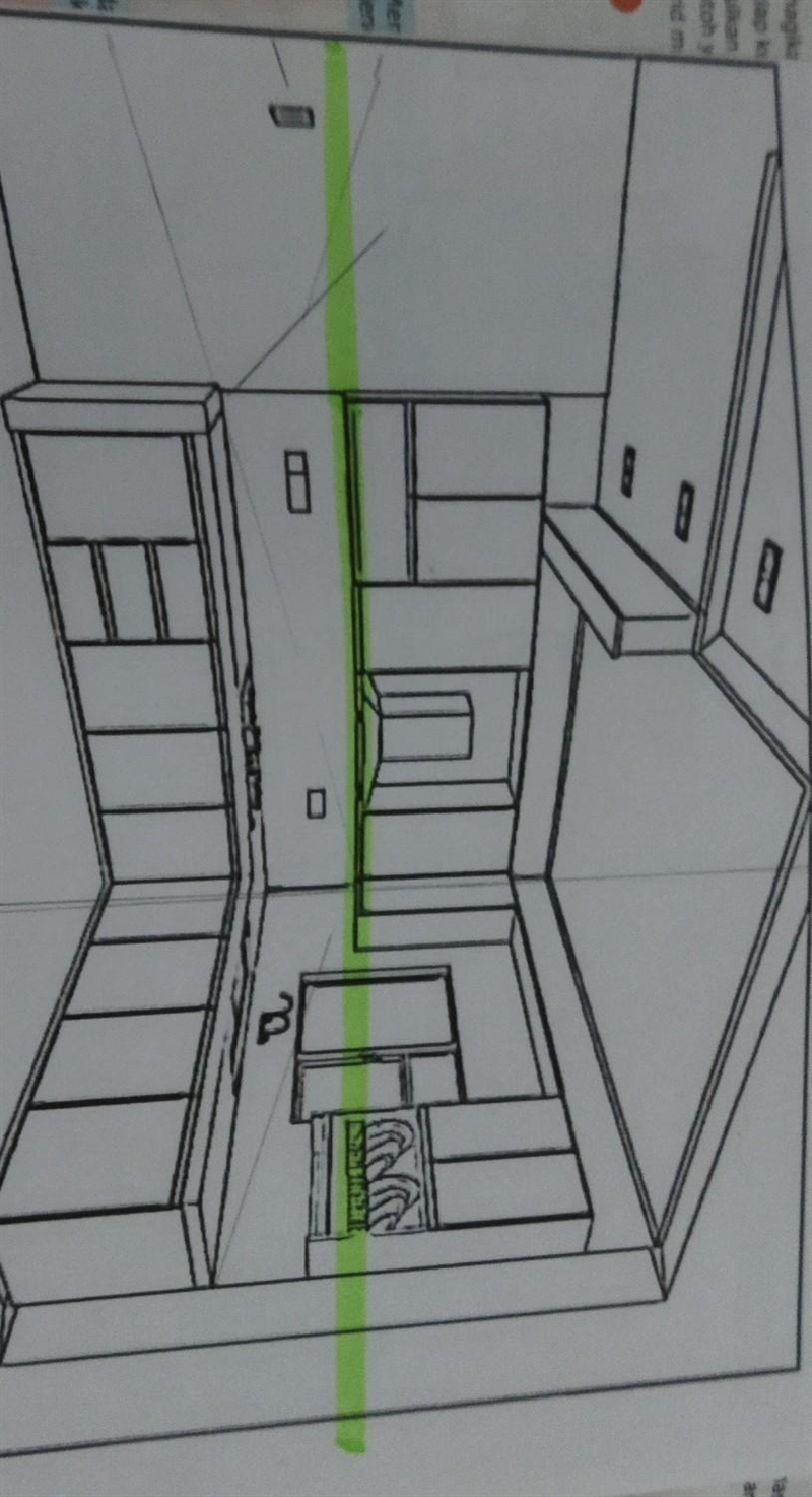 Can anyone tell me where is the perspective point ? ​-example-1