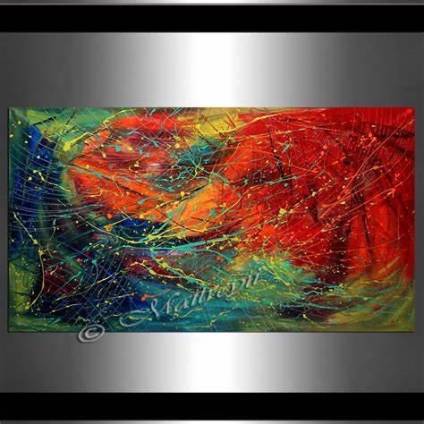 Name 3 artists that are popular for abstract art. Put the name of one of their work-example-2