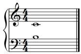 What is the interval of the notes in the image attached below?-example-1