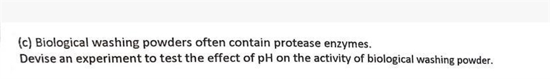 Anyone know this??? Help!!! Devise an experiment to test the effect of pH on the activity-example-1