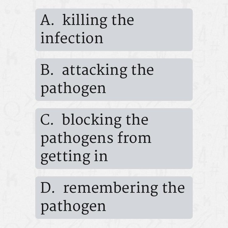 What is the function of the skin in protecting the body from disease?-example-1