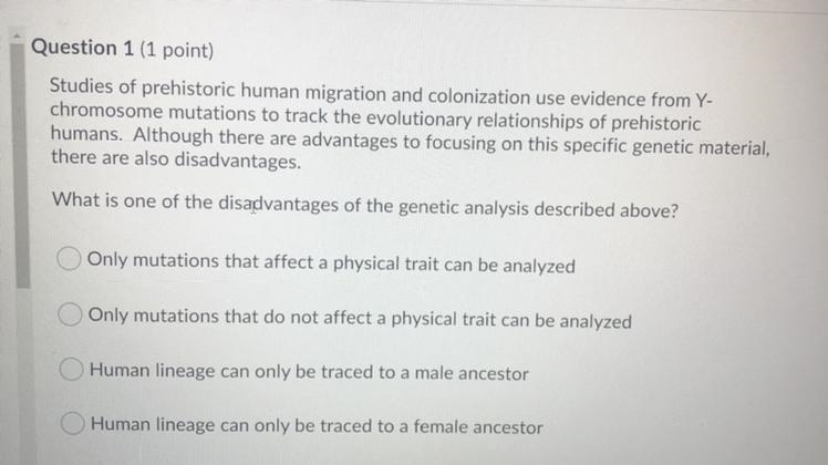 What is one of the disadvantages of the genetic analysis described above?-example-1