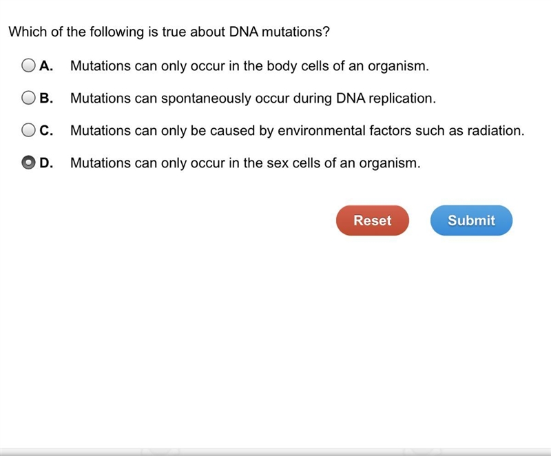 Which of the following is true about DNA mutations?-example-1