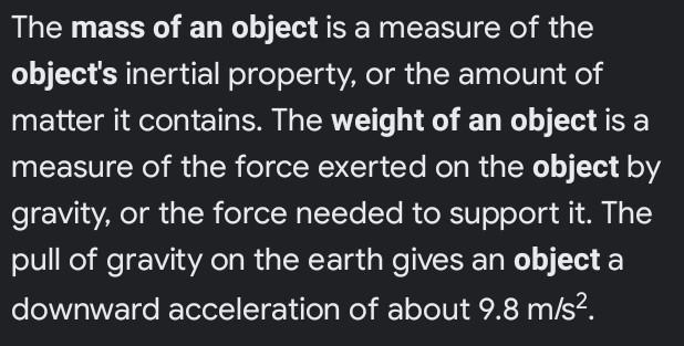 #deadlywanderi . . Describe mass of an object-example-1