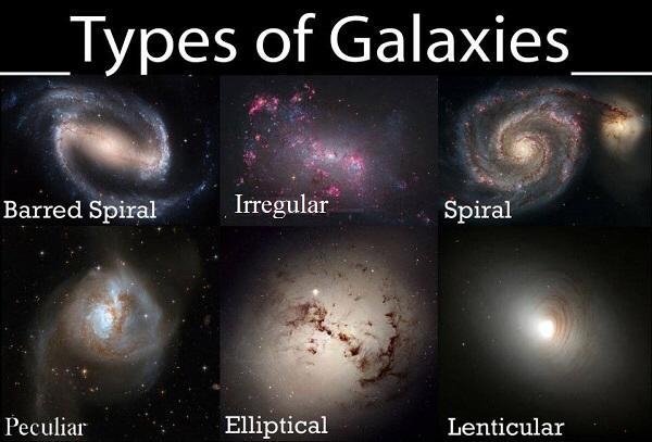 Which type of galaxy is pictured? A. Elliptical B. Irregular C. Spiral O D. Spherical-example-1