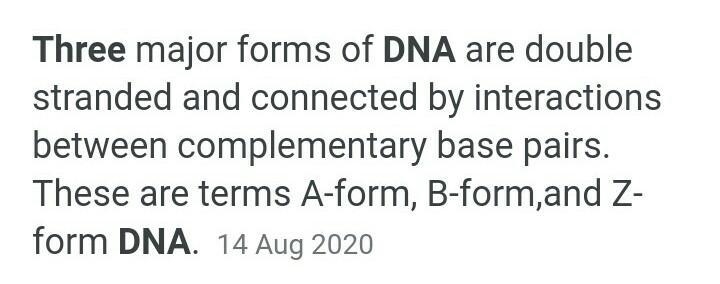 What are 3 examples of dna-example-1