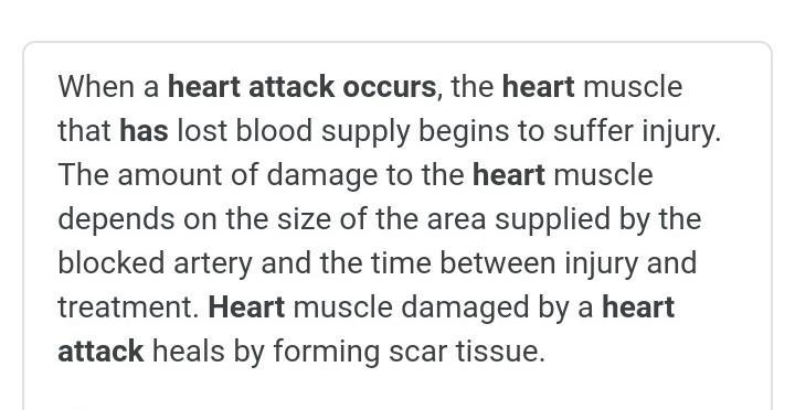 Pls help Give brainless Discuss ONE effect of heart attack on biological structure-example-1