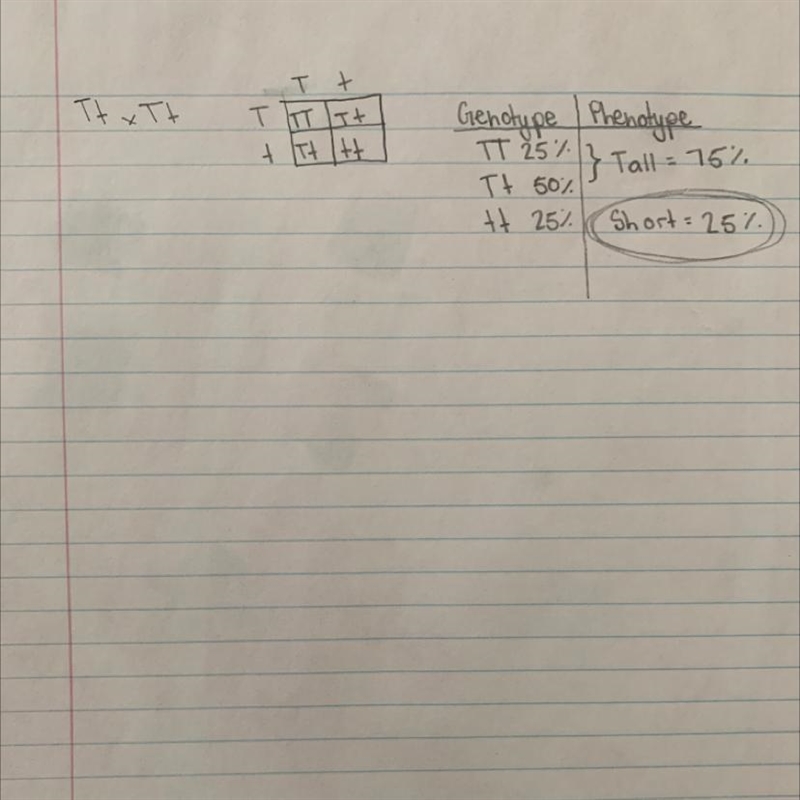 For this question, use the fact that pea plants use simple dominant inheritance patterns-example-1