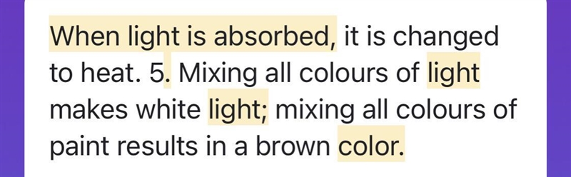 When colors are absorbed, the light changes into. ..-example-1