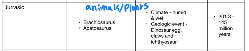 What were Earth's continents like in the Jurassic time period?​-example-1