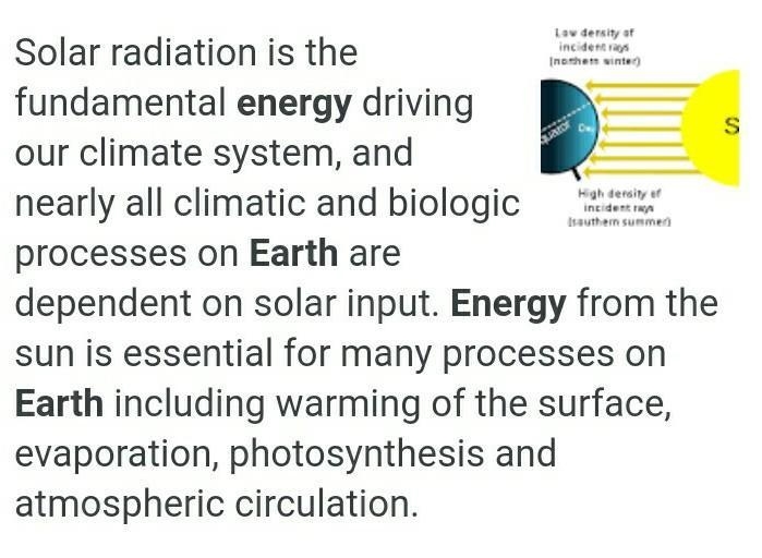 What is the major source of energy for the Earth?-example-1