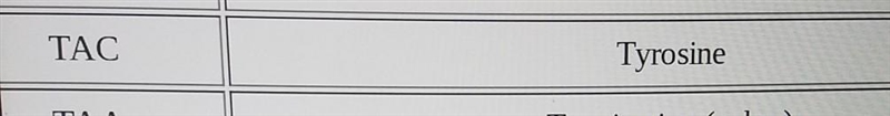 Given is a strand of DNA, fill in the corresponding RNA strand and find which amino-example-1