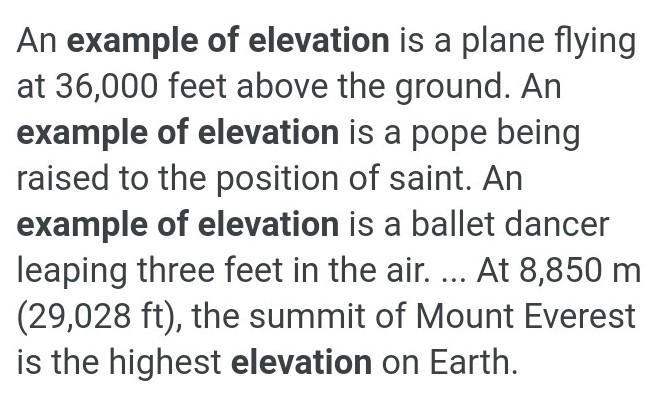 Give two examples of elevation-example-1