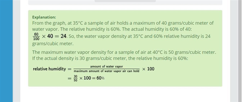 This sample of air at 35°C and 60% relative humidity holds ____ grams/cubic meter-example-1