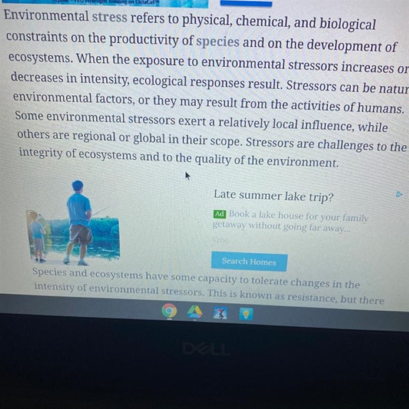 What are the 3 environmental stresses?-example-1