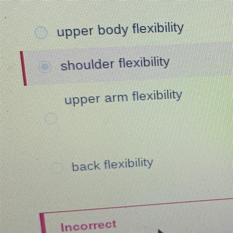 What term best describes the type of flexibility measured by the back-saver sit-and-example-1