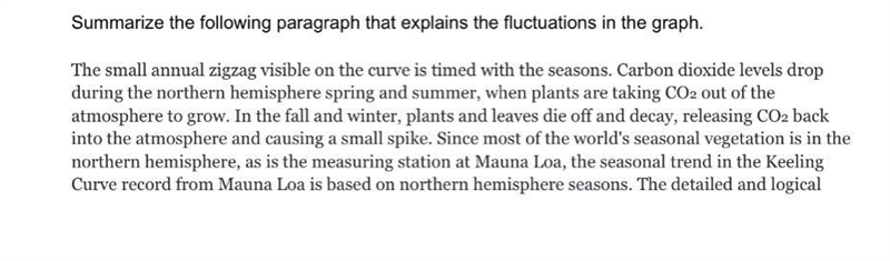 Summarize the following paragraph that explains the fluctuations in the graph-example-1