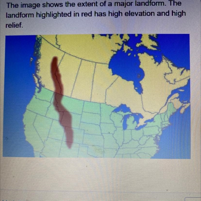 HELP PLZ Which landform is highlighted in the image? O hills O mountains O plains-example-1