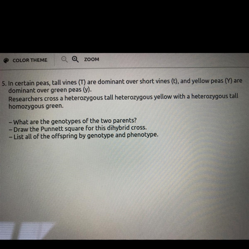 What are the genotypes of the two parents?-example-1