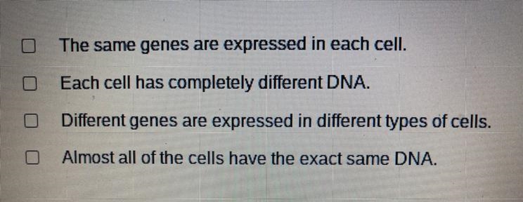 Which of the following statements about the cells of any multicellular organism is-example-1