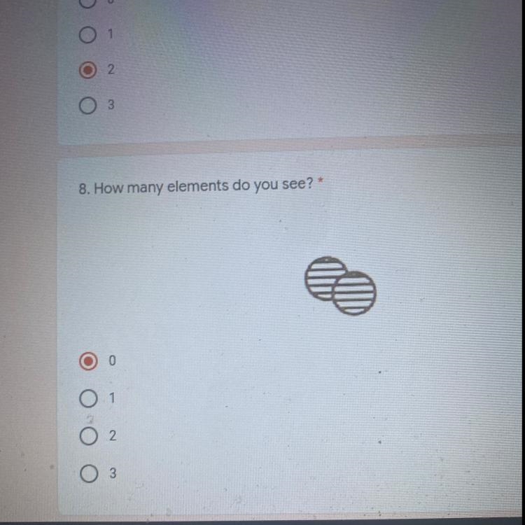 PLEASE ANSWER ASAP: how many elements do you see?-example-1