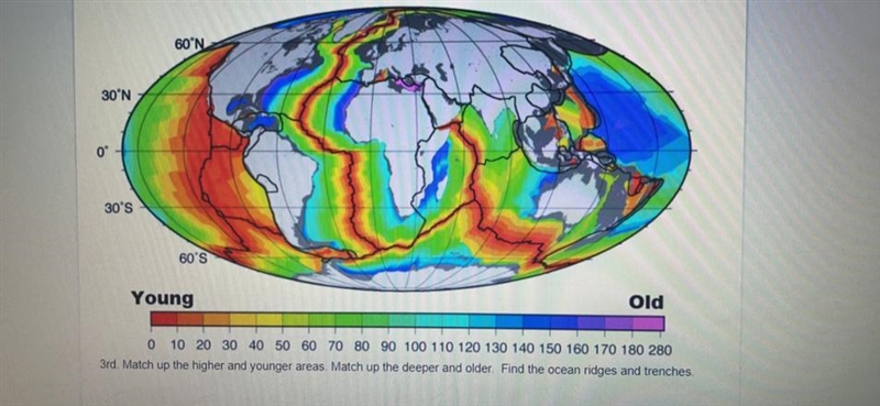 What patterns do you observe on the second colorful map-example-1