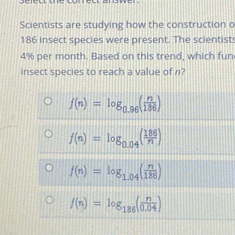 Scientists are studying how the construction of a farm affects the blood diversity-example-1