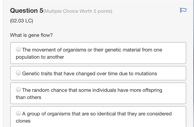 What is gene flow? Helppppppppppp-example-1