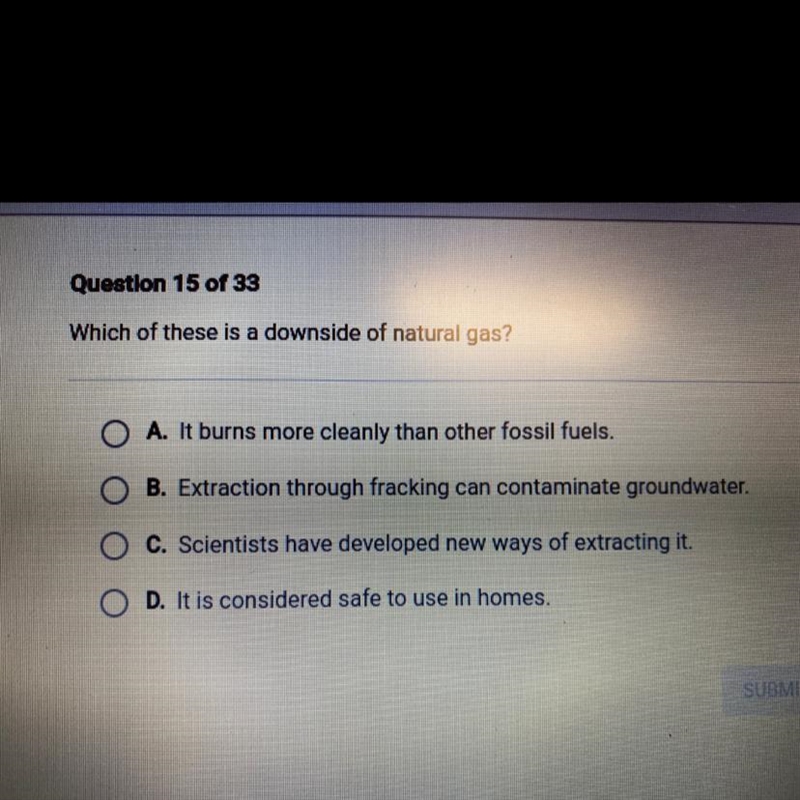 Which of these is a downside of natural gas?-example-1