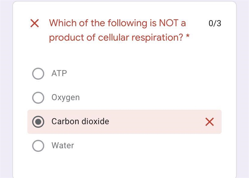 Which of the following is not a product of cellular respiration￼-example-1