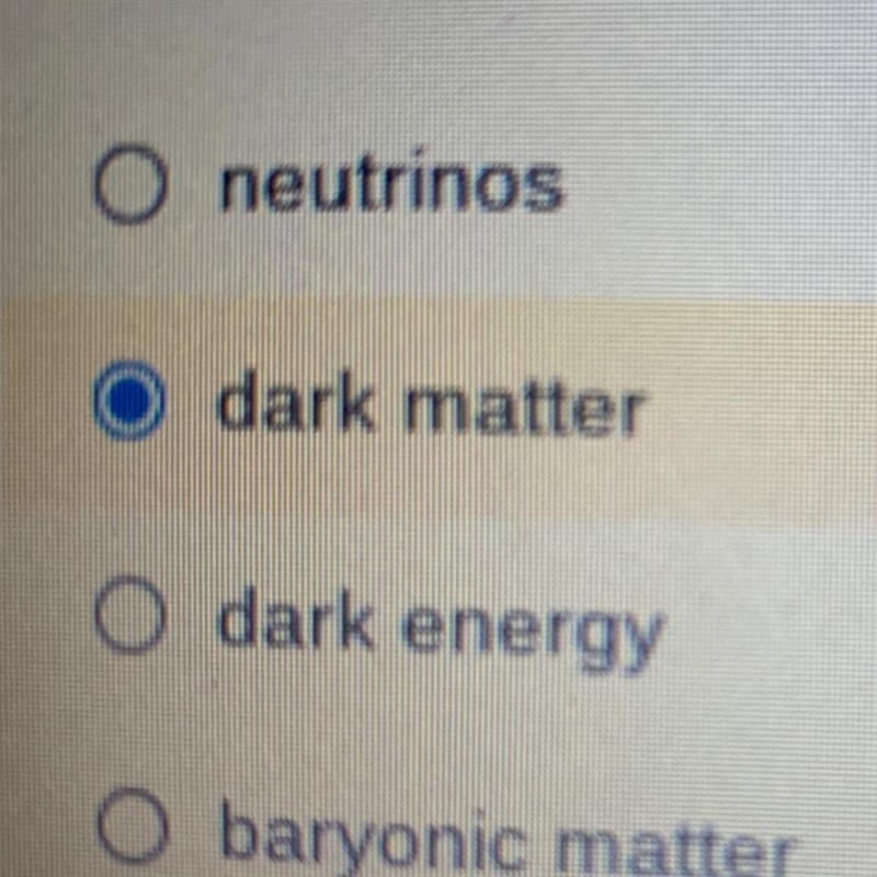 According to measurements made by the wilkinson anisotropy probe (WMAP), which material-example-1