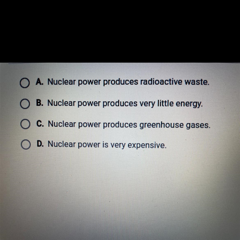 What is a disadvantage of using nuclear power?-example-1