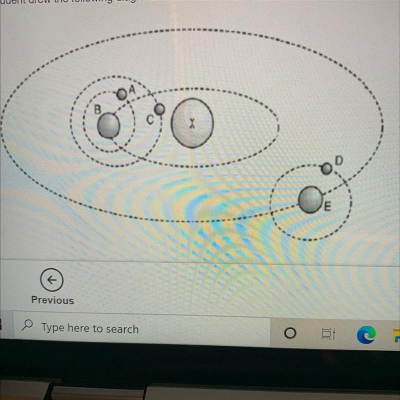 What keeps object A in orbit around object B? The force of gravity between objects-example-1