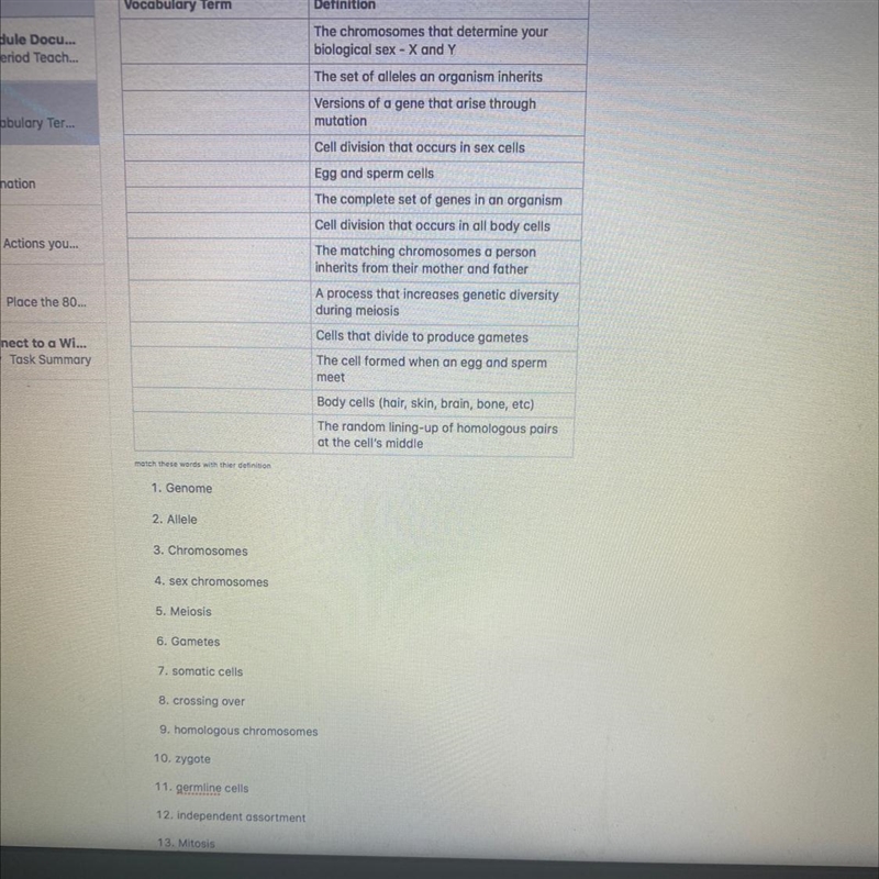 Please match the word list with the correct definitions please-example-1