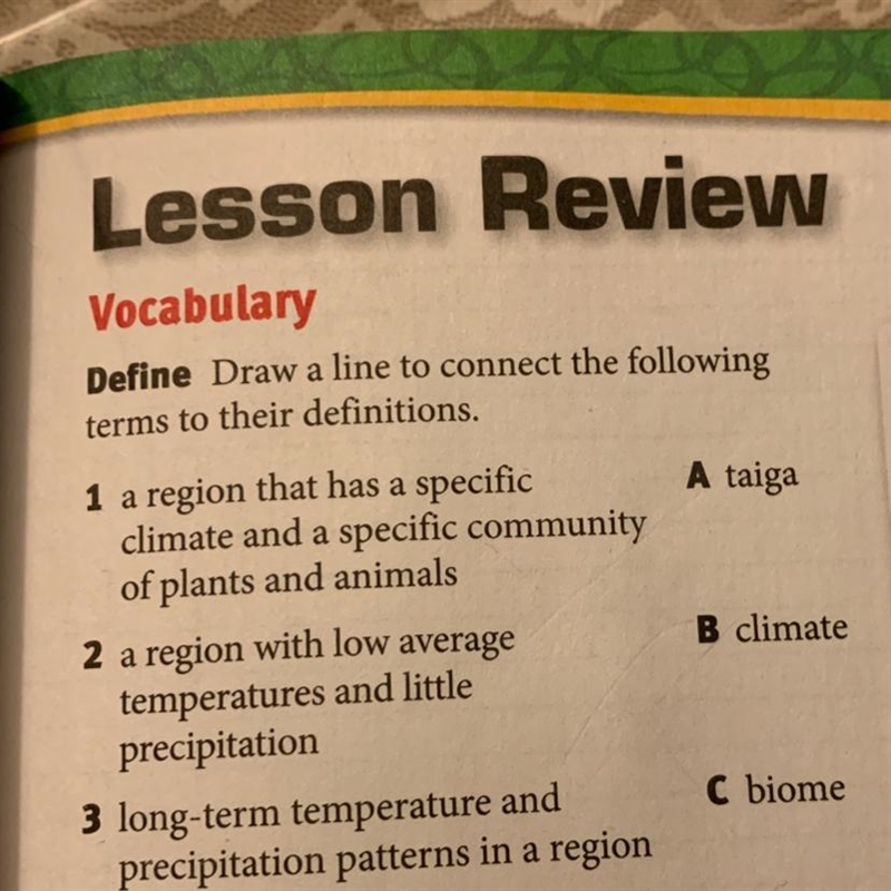 Draw a line to connect the following terms to their definitions. PLZ HURRY!-example-1