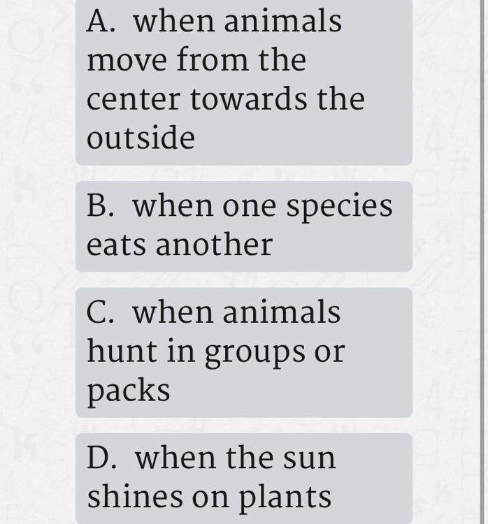 When is energy transferred from one species to another throughout a food web ?-example-1