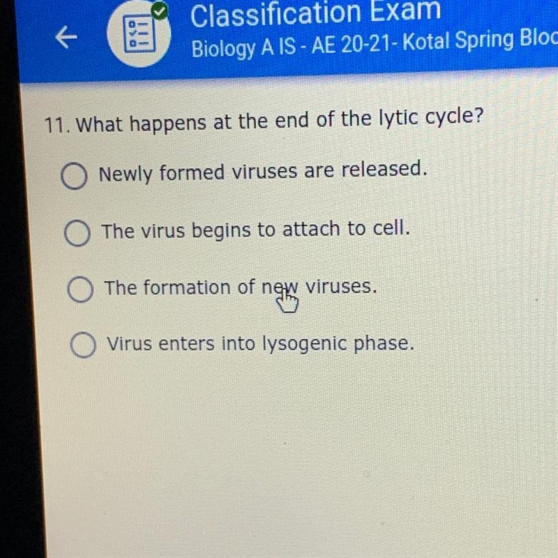 What happens at the end of the lytic cycle ￼-example-1