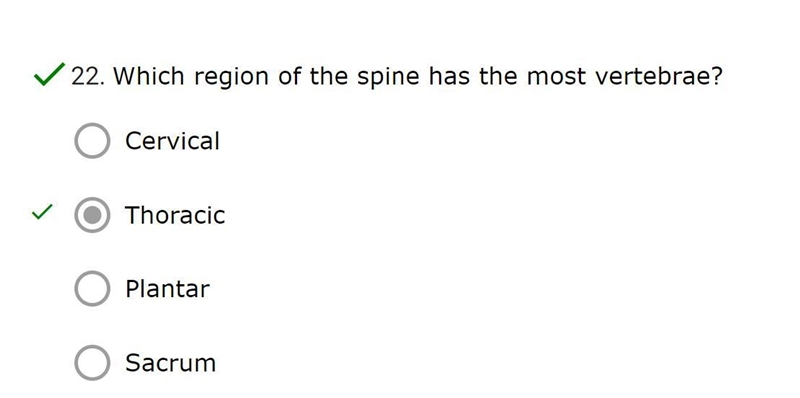 Which region of the spine has the most vertebrae?-example-1