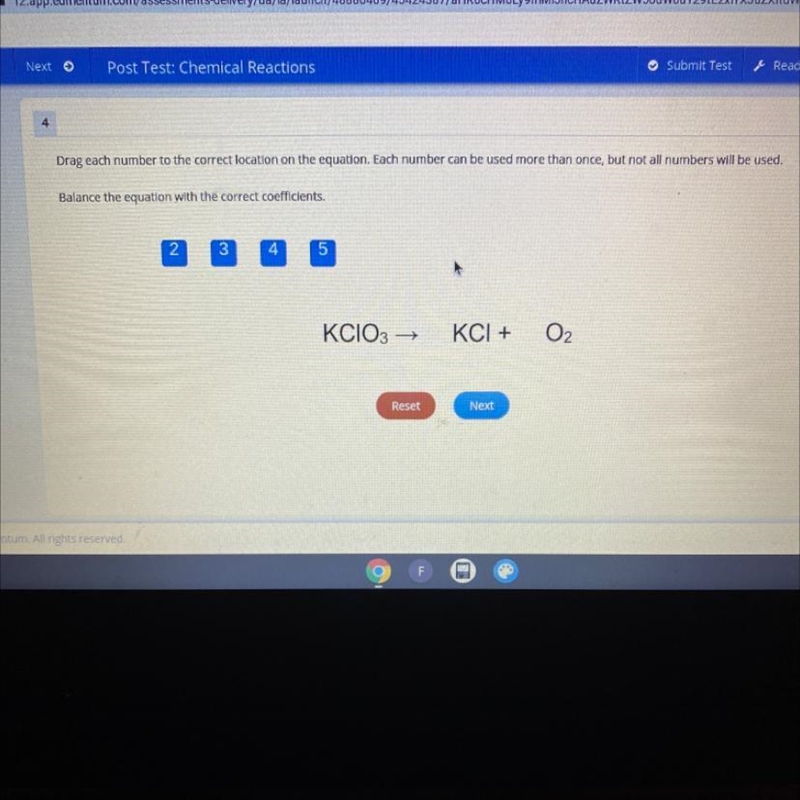 Balance the equation with the correct coefficients.-example-1