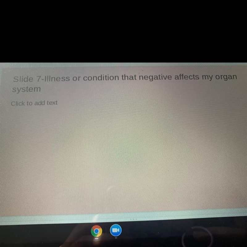 Illness or condition that negative affects my organ System-example-1