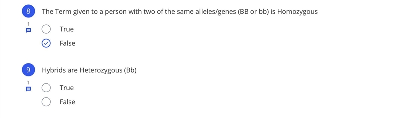 PLEASE ANSWER BOTH!!! WILL GIVE BRAIN!! True or false-example-1