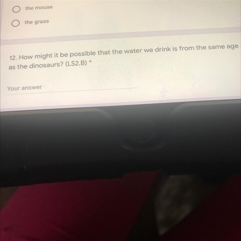 How might it be possible that the water we drink is from the same age as the dinosaurs-example-1