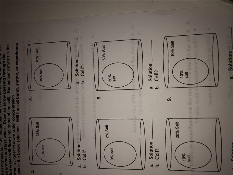 BIOLOGY!!! HELP PLSSSS. 2,3 & 5-example-1