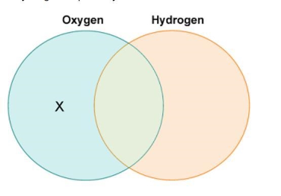 Xavier drew a diagram to compare the roles of oxygen and hydrogen in photosynthesis-example-1