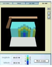 What is the maximum depth shown on the 3D map below? 1 m 2 m 3 m 4 m-example-1