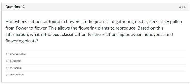 Honeybees eat nectar found in flowers. In the process of gathering nectar, bees carry-example-1