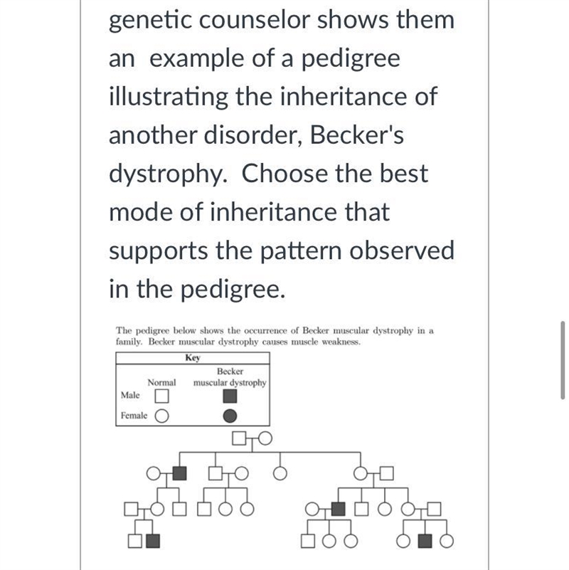 Which one: -a autosomal recessive trait -a sex-linked trait -a polygenic trait -a-example-1