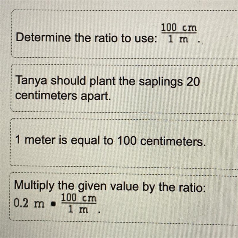 Drag each tile to the correct box. Tanya planted seedlings in her garden over the-example-1